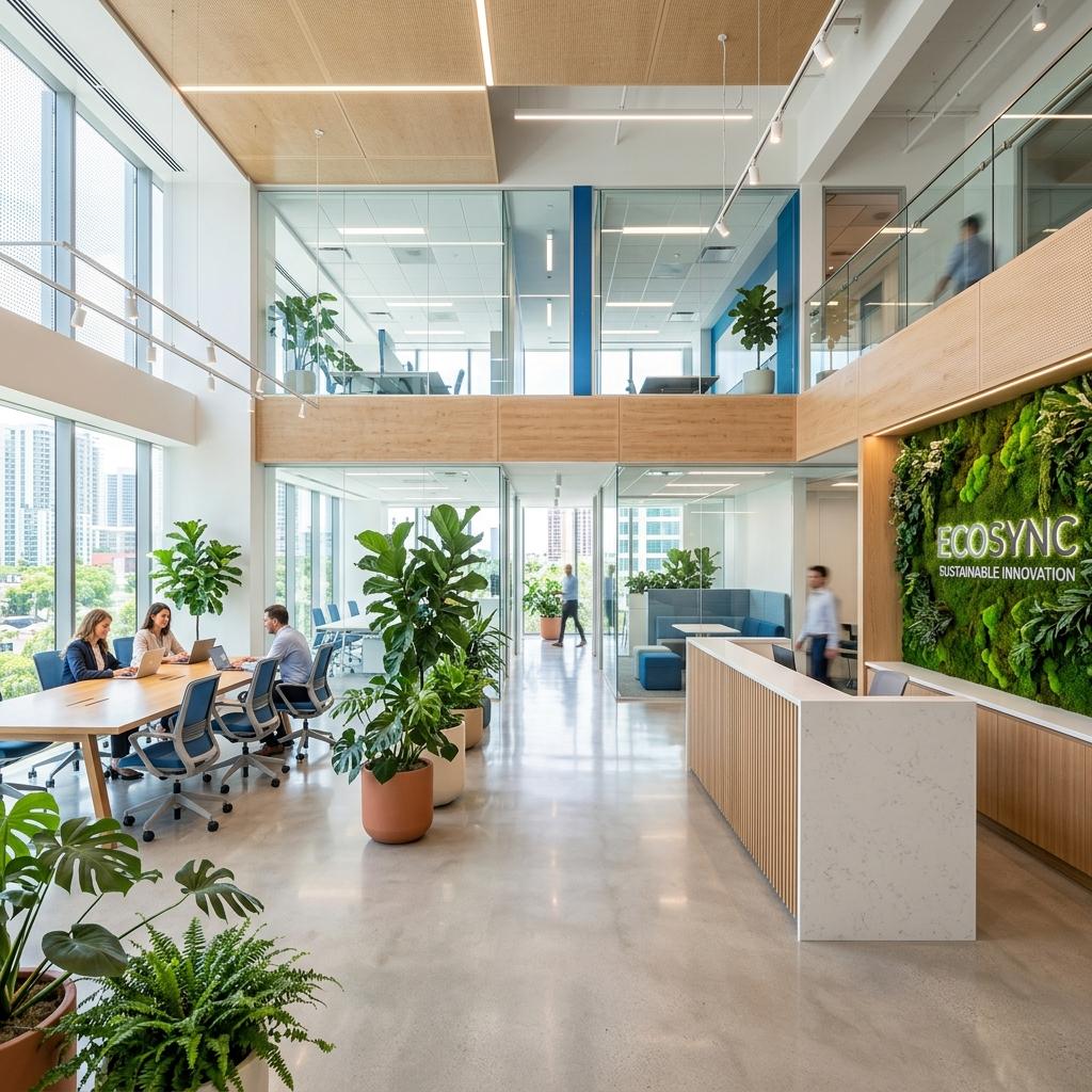 Professional Commercial Cleaning — EcoPrime team in action